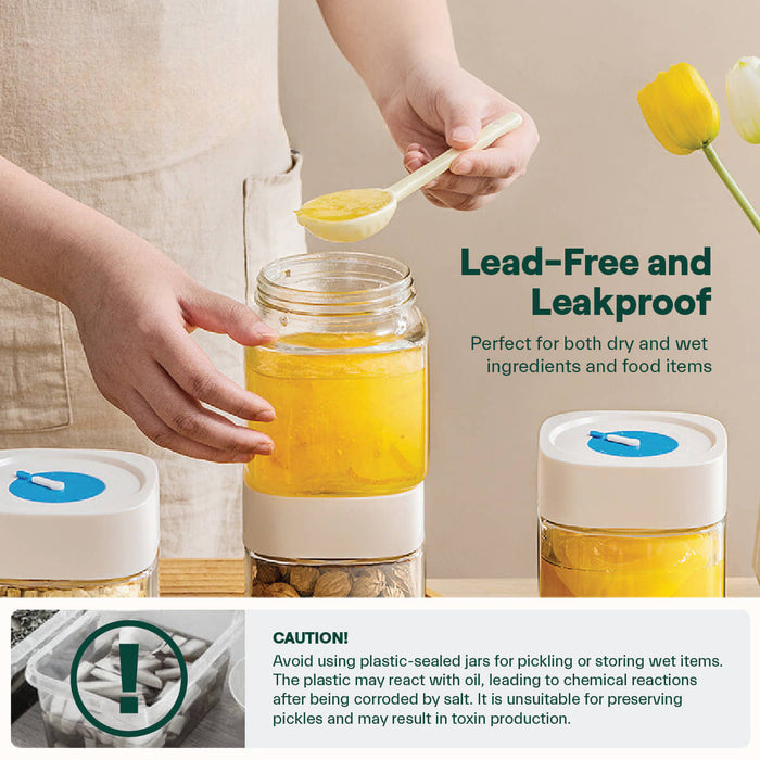 Date Tracking Glass Containers