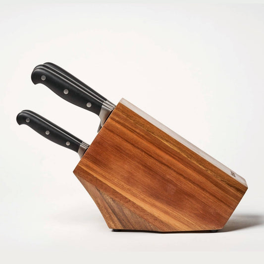 6-Piece Knife Set with Acacia Wood Knife Block