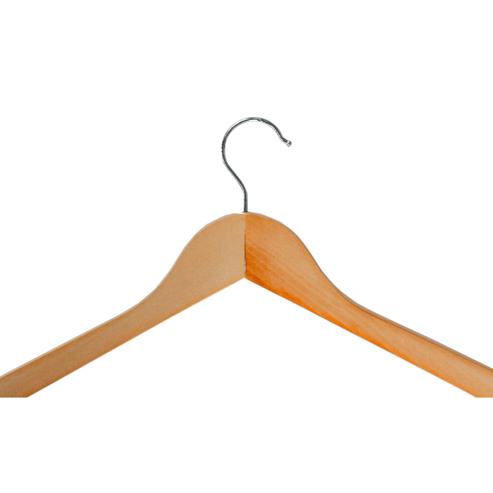 Maple Wood Hanger Set of 10