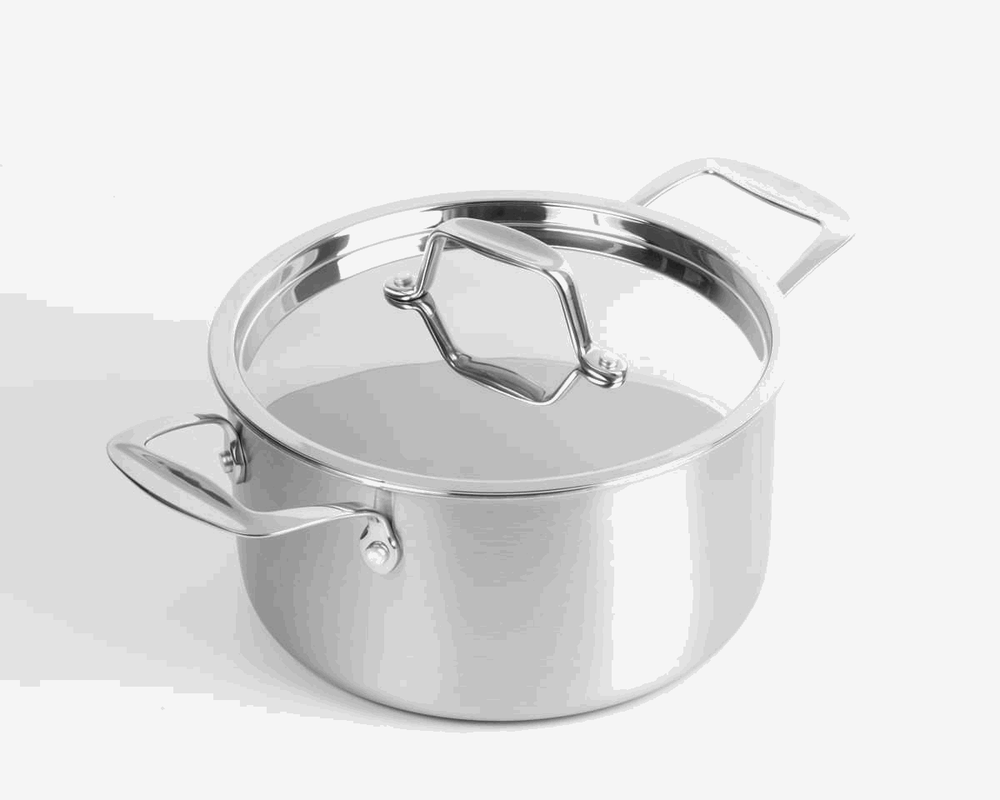 Tri-ply Stainless Steel 3.6 Quart Casserole