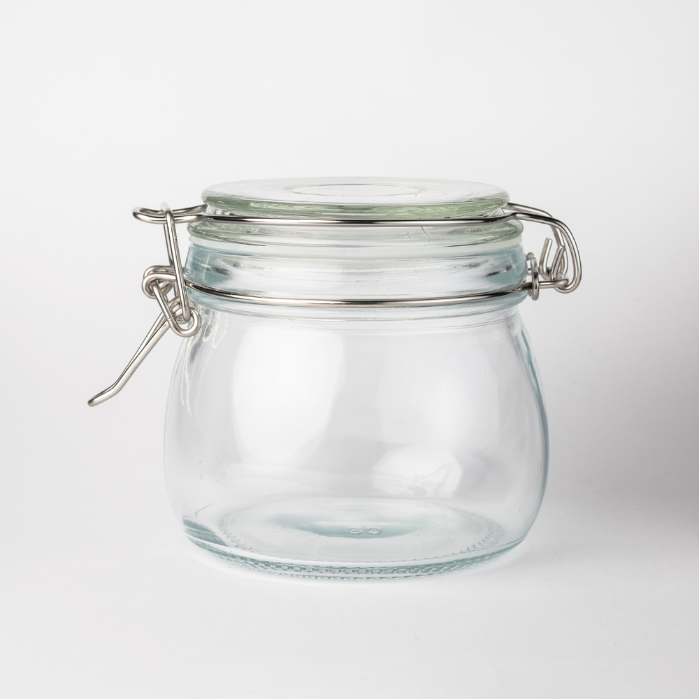 Glass Jar with Airtight Lid