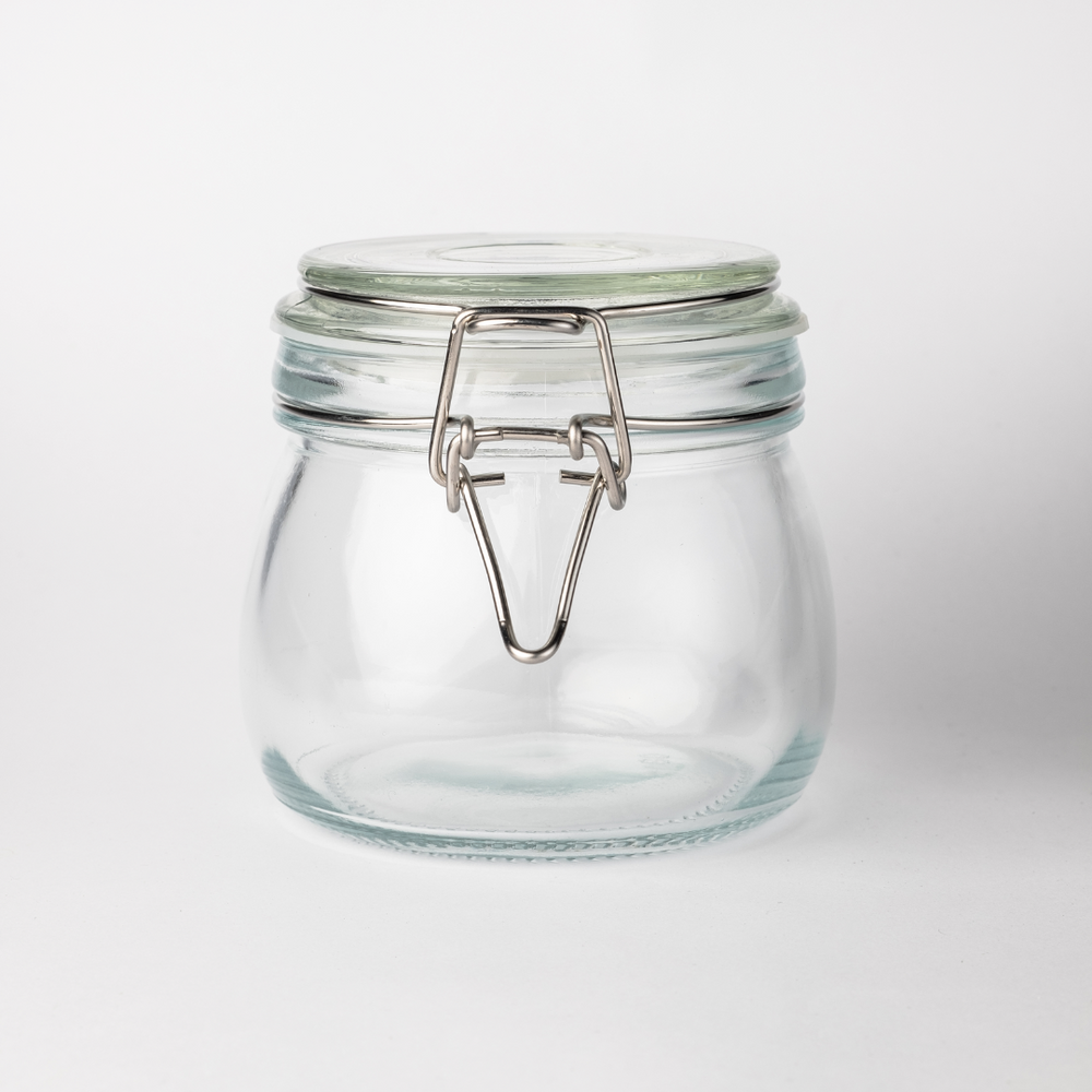 Glass Jar with Airtight Lid