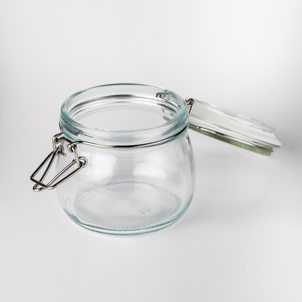 Glass Jar with Airtight Lid