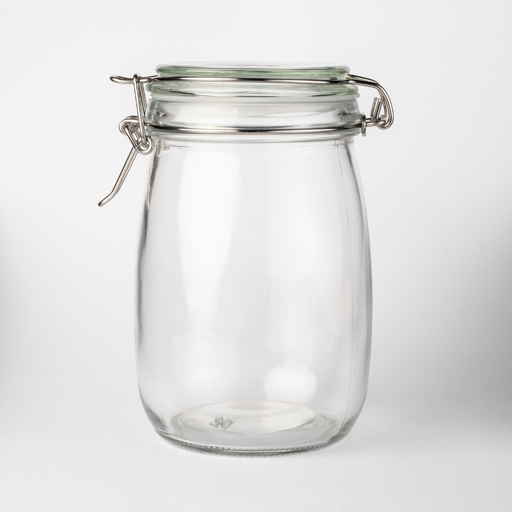 Glass Jar with Airtight Lid