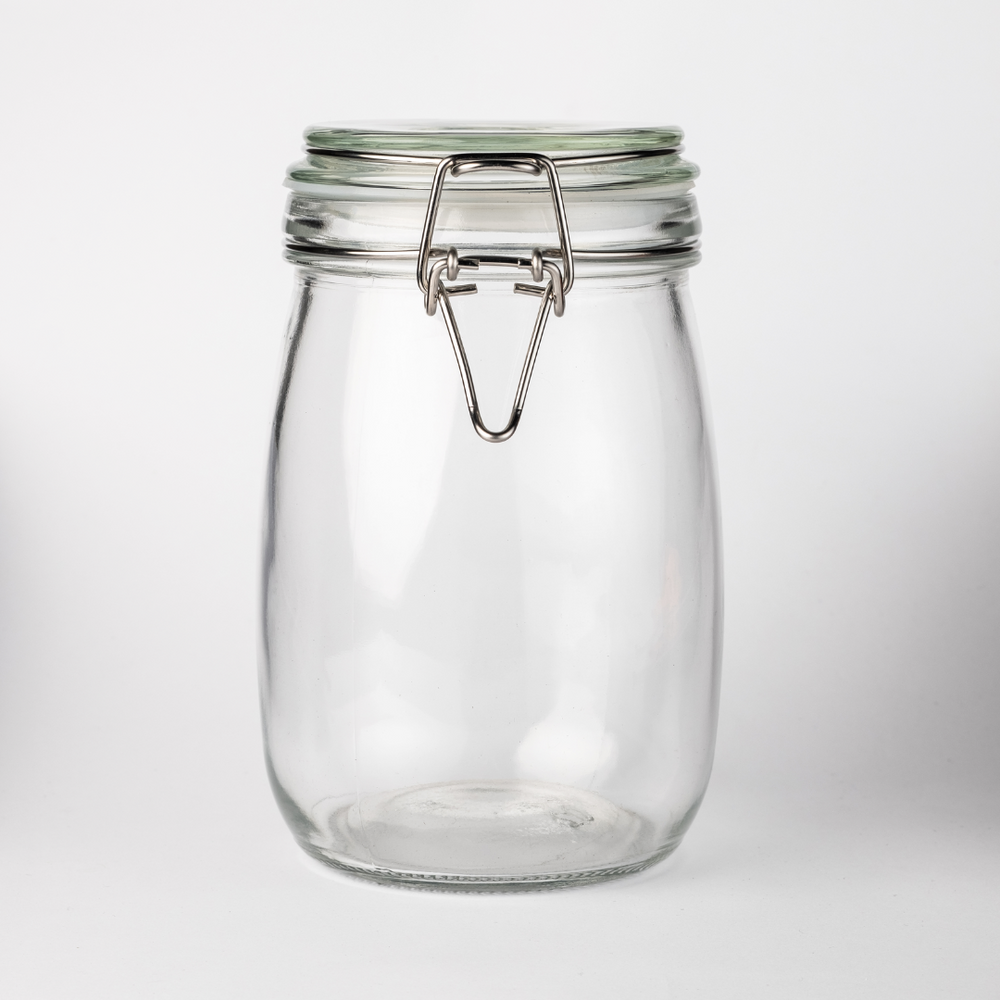 Glass Jar with Airtight Lid