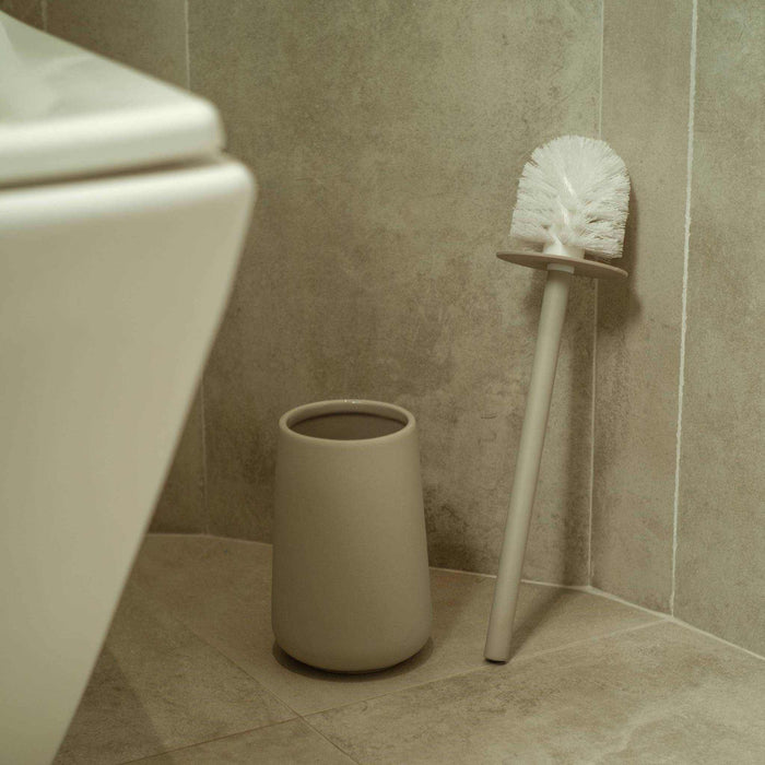 Ceramic Toilet Brush with Holder