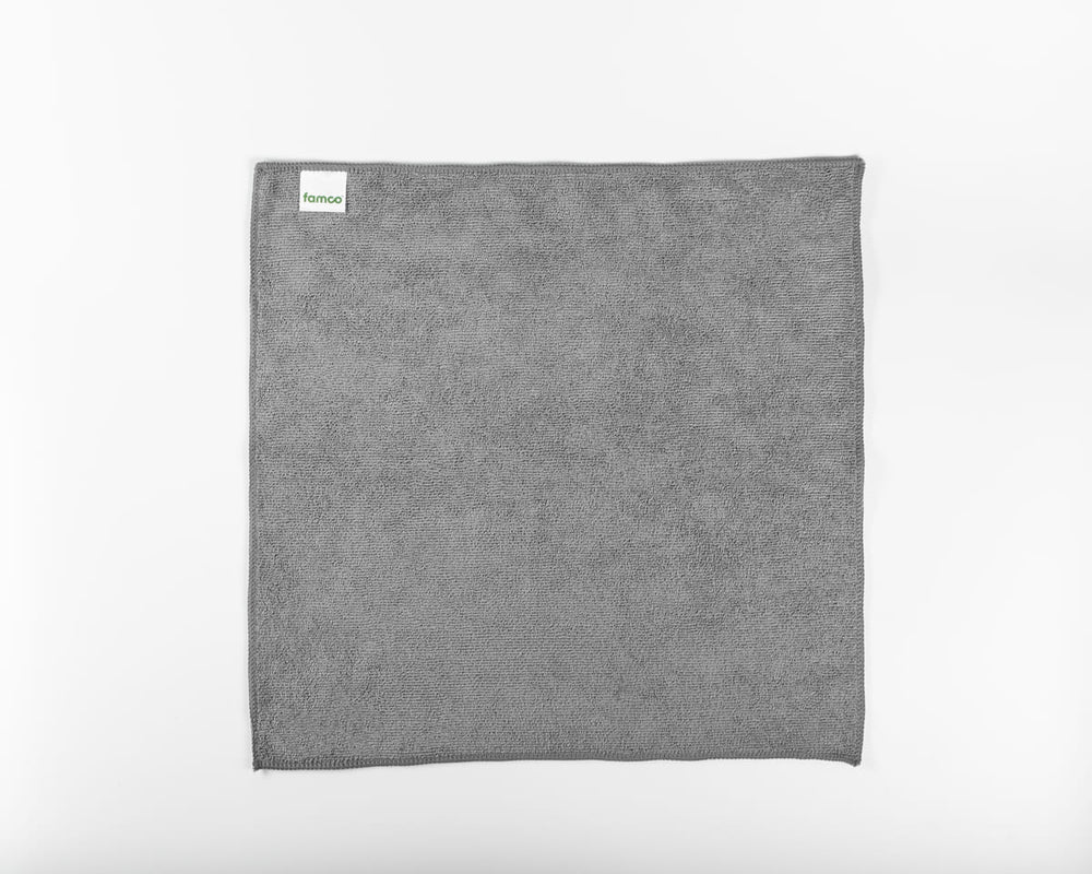 Microfiber Cloth Set of 6, Gray