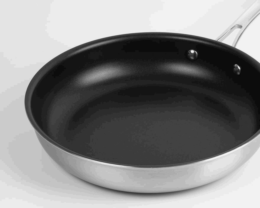 Tri-ply Stainless Steel 10" Non-Stick Frying Pan